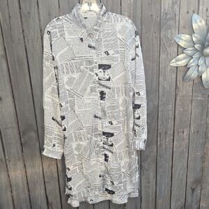 Jon & Anna Monochrome Text Print Dress